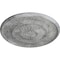 Ekena Millwork Large Floral Ceiling Medallion, Hand-Painted Ultra Pure White Crackle, 41 1/8"OD x 2 1/2"P CM41FLUWC - alternate 3